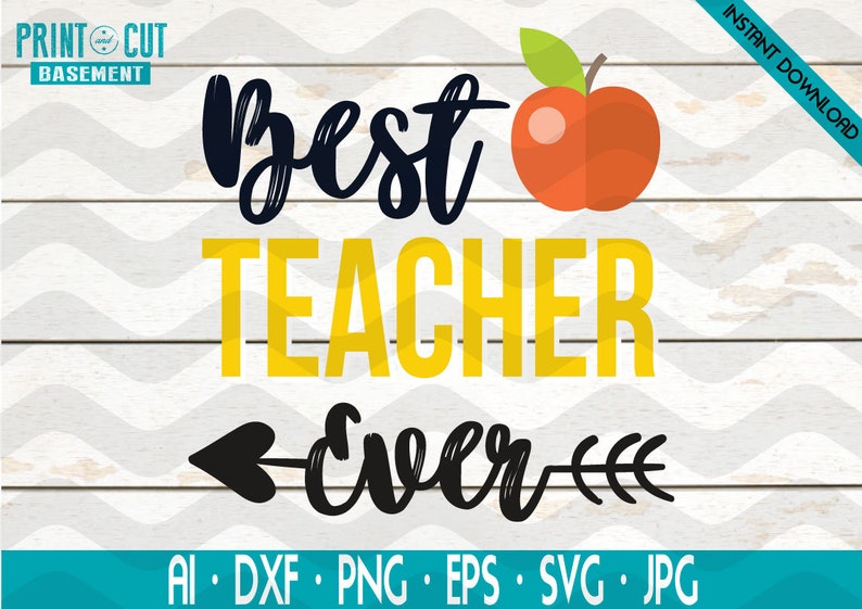 Download Art Collectibles Clip Art Year End Gift Thank You Teacher Svg Teacher Svg Teacher Appreciation Svg Lettered Svg Best Teacher Ever Svg Teachers Gift Svg Sale