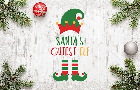 Download Free Santa S Cutest Elf Svg Christmas Svg Elf Svg Santa Elf Etsy SVG DXF Cut File