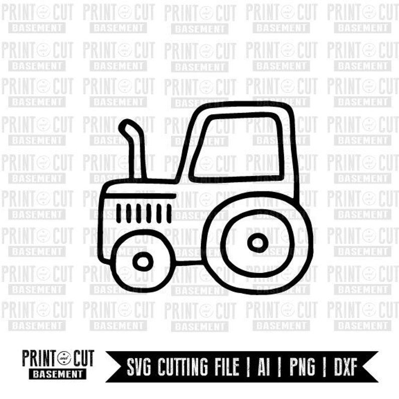 Download Ai Cricut And Silhouette Dxf Tractor Farm Machine Svg Cutting File Sure Cuts Instant Download Farm Birthday Party Cut File Clip Art Art Collectibles Leadcampus Org