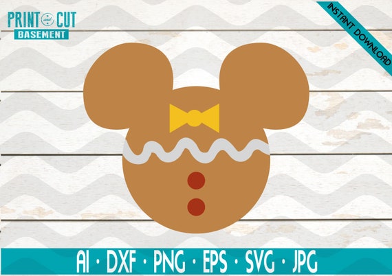Download Free Mickey Mouse Christmas Cookie Svg Instant Download Digital Etsy SVG DXF Cut File