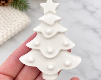 Paint your own Christmas tree ceramic decoration, painting craft kit