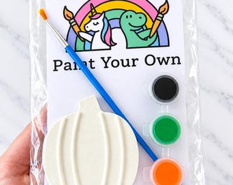 DIY Paint Your Own Pumpkin Craft Kit – Kids Painting Activity Set