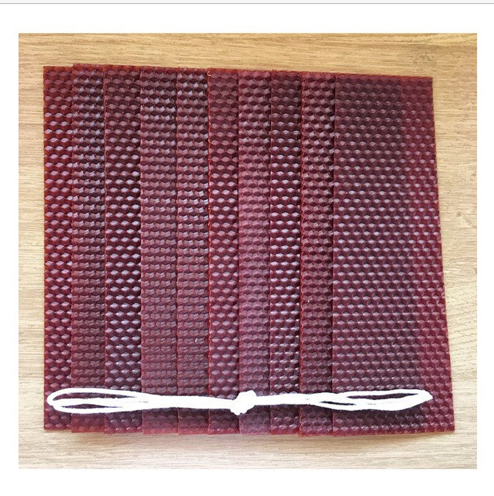 Beeswax Candle Making Kit 10 Beeswax Sheets Candle Wick Etsy