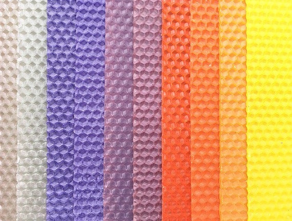 Wick Cire d/'Abeille Bougie Making Kit instructions 10 Couleur Cire Feuilles