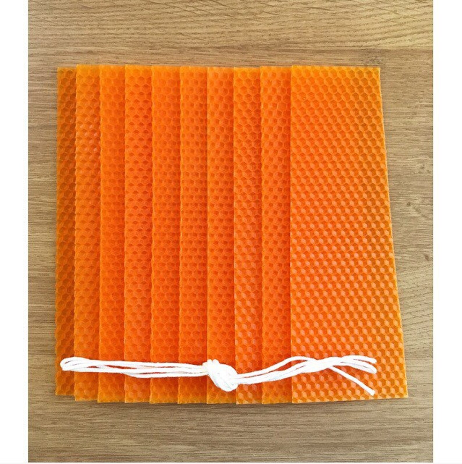 Beeswax Candle Making Kit 10 Beeswax Sheets Candle Wick Etsy