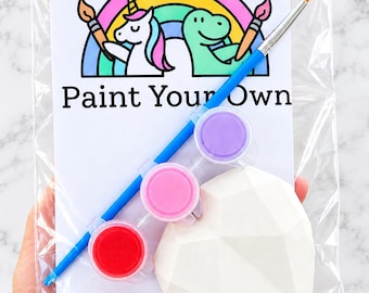 Paint your own ceramic heart, painting craft kit