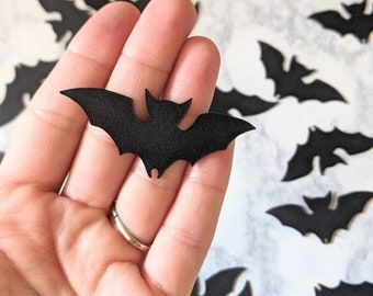 Halloween confetti, bat confetti, spooky party decorations, 2" bat confetti, paper bats, bat party, Halloween party