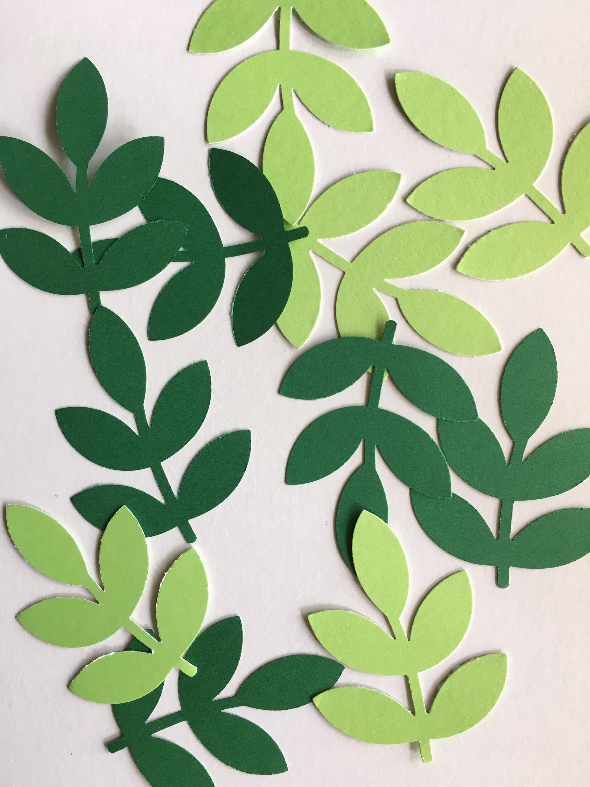 2 Jungle leaf cutouts/ jungle party/ birthday/ Etsy