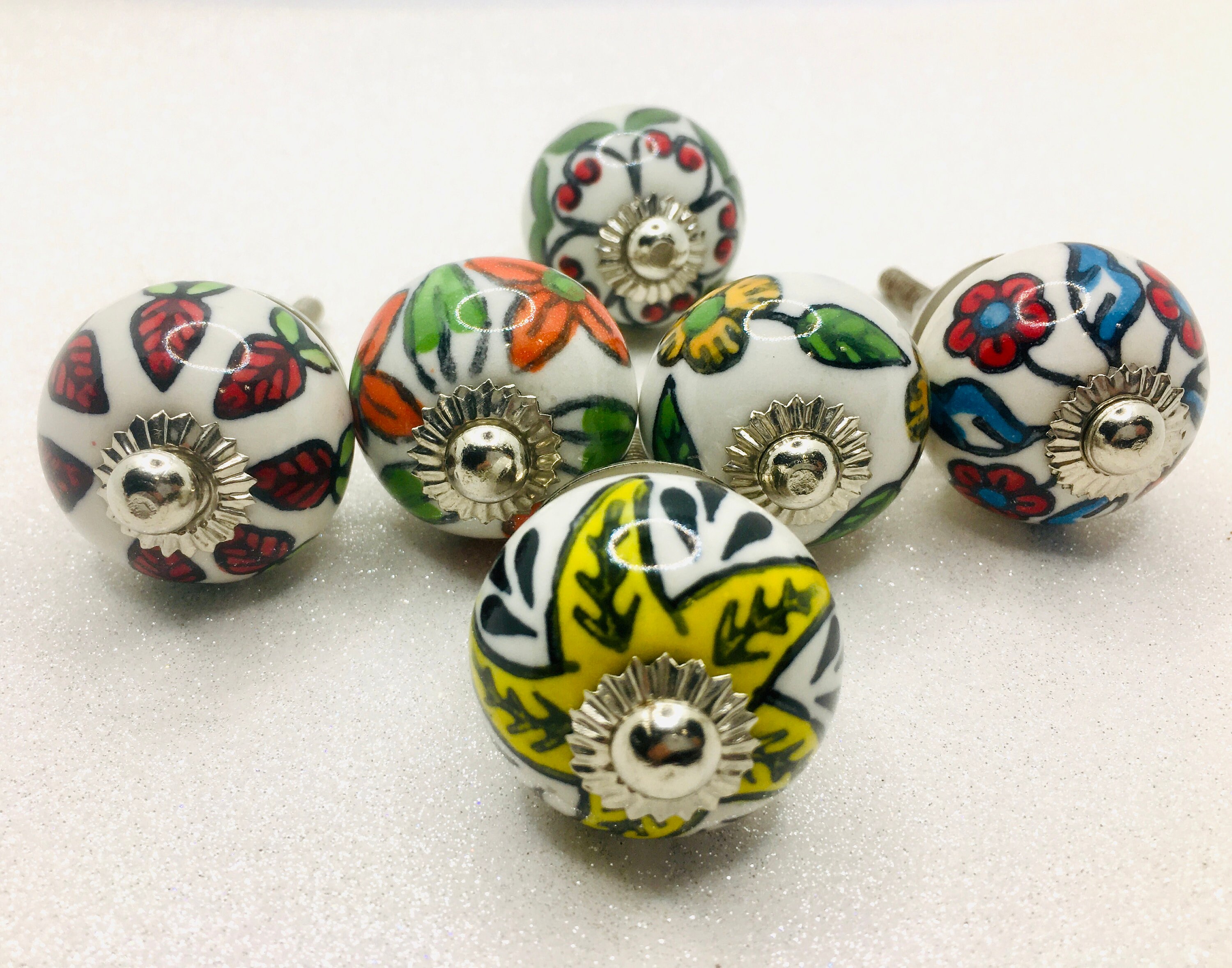 6 furniture buttons 2.5 cm in diameter knob handle Etsy