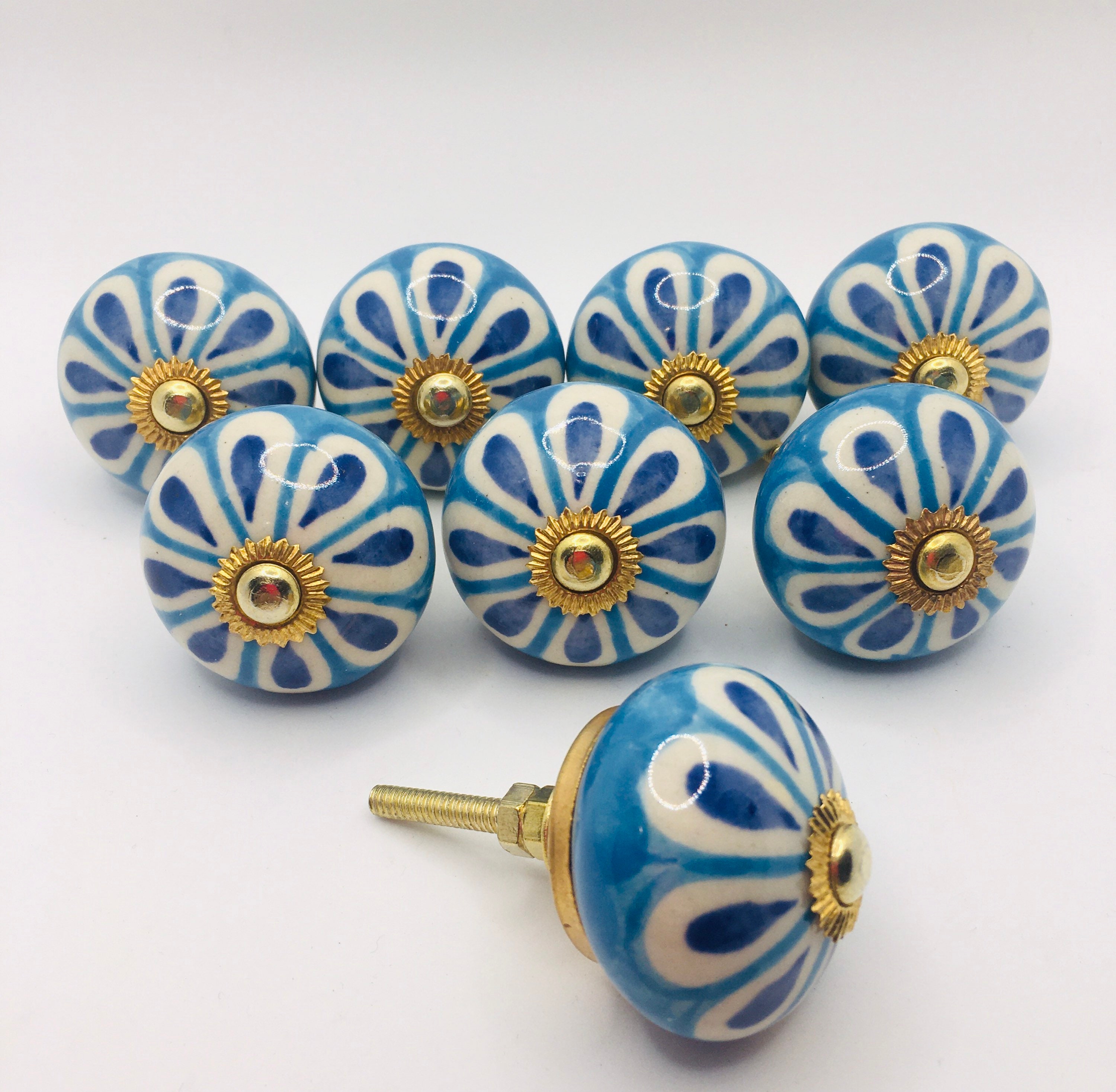 8 furniture buttons 4.5 cm in diameter knob handle Etsy