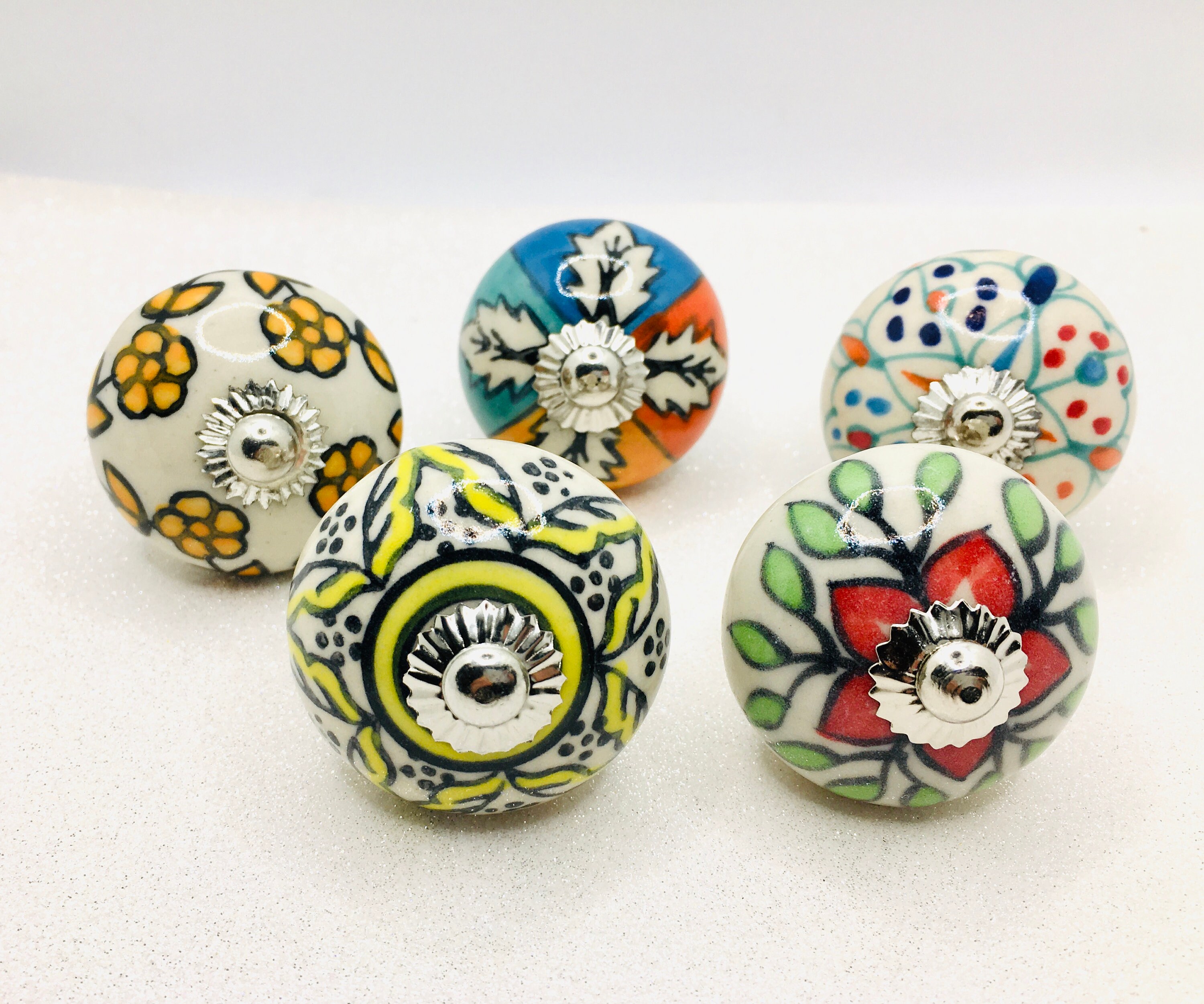 5 furniture buttons 4.5 cm in diameter knob handle Etsy