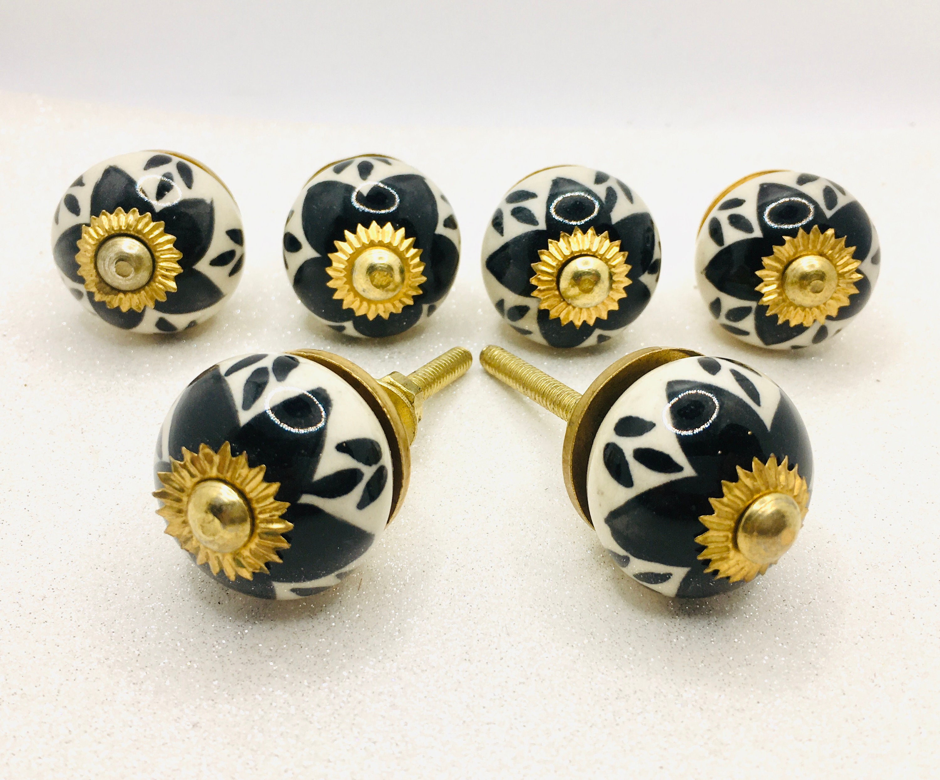 6 2.5 cm furniture buttons drawer knob handle Etsy