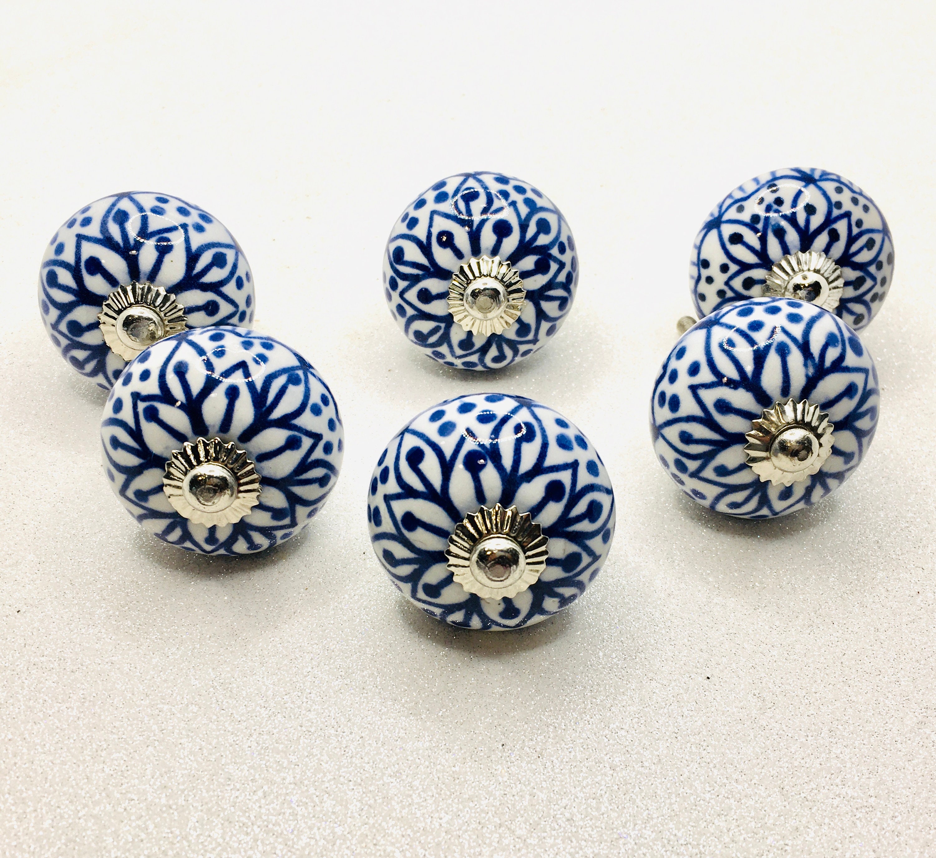 6 furniture buttons 4.5 cm in diameter knob handle Etsy