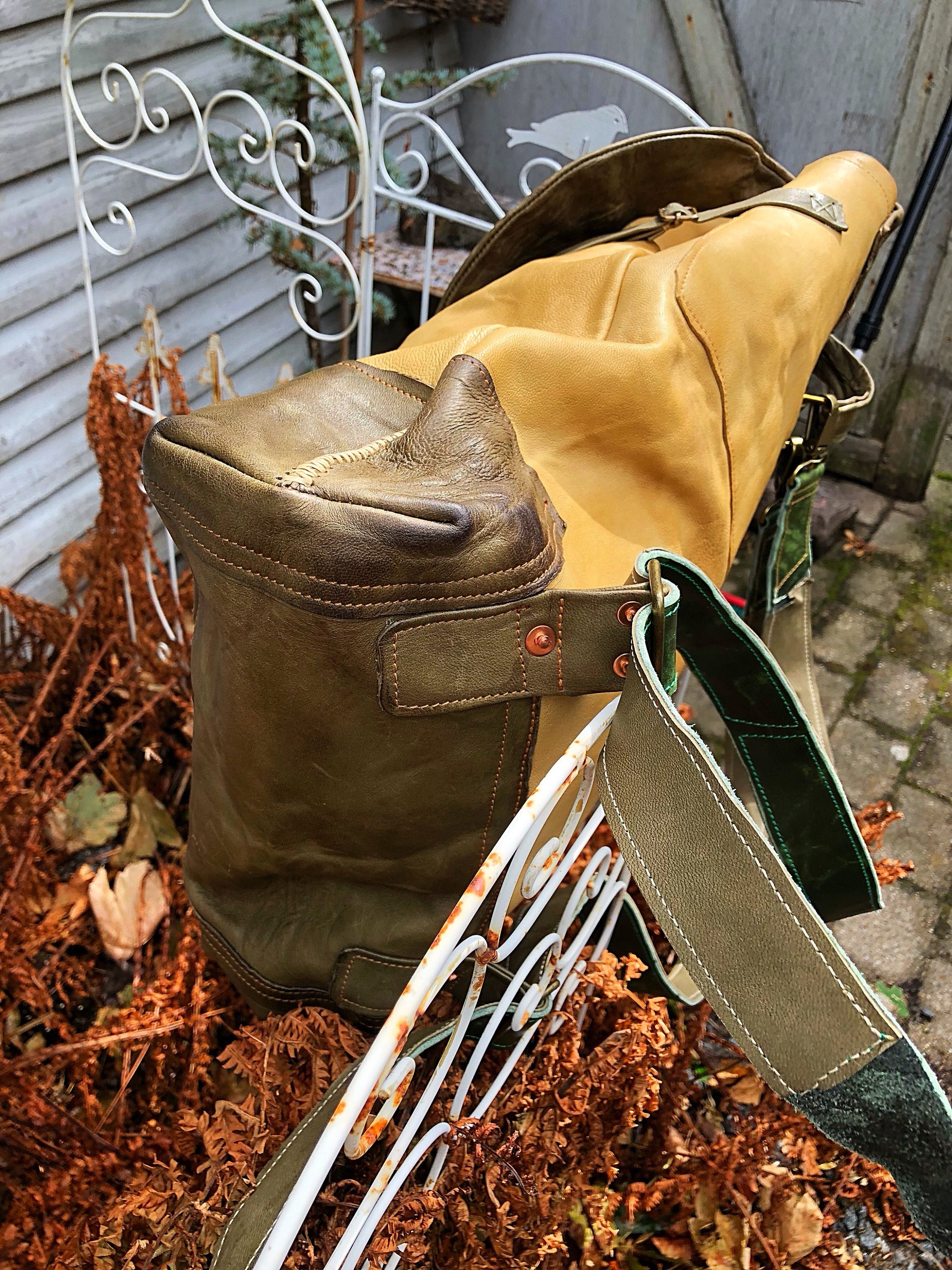 Backpack Goat skin Etsy