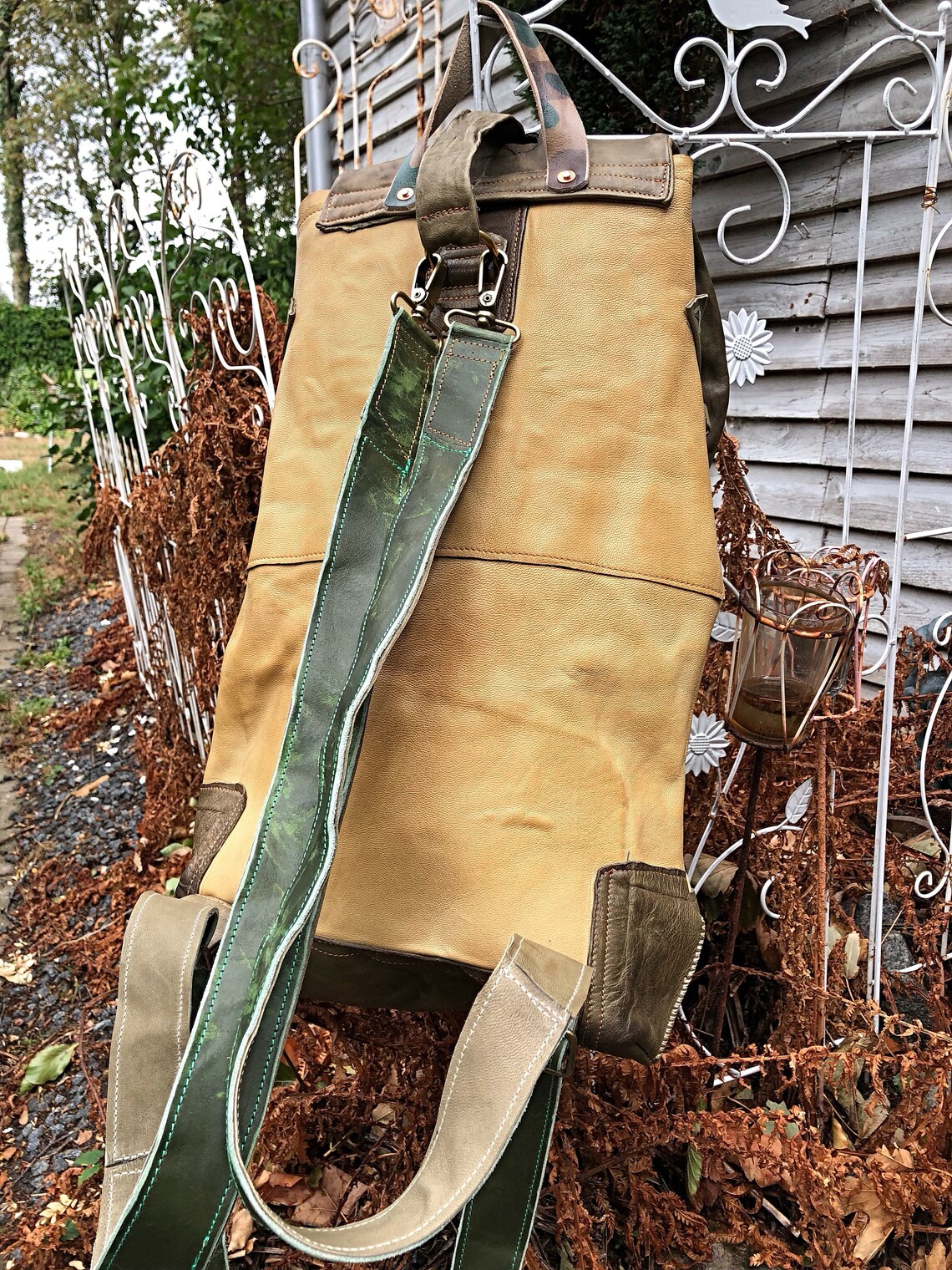 Backpack Goat skin Etsy