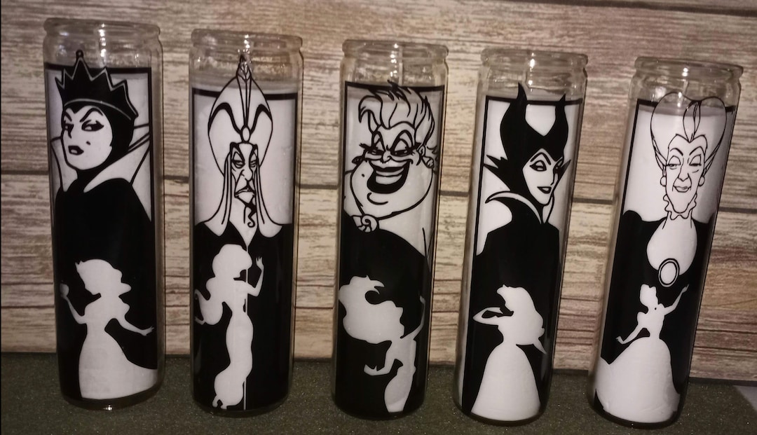 Villain Halloween Candles 1 Etsy