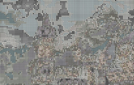Craft Supplies & Tools Fantasy Castle Cross Stitch Pattern Instant ...