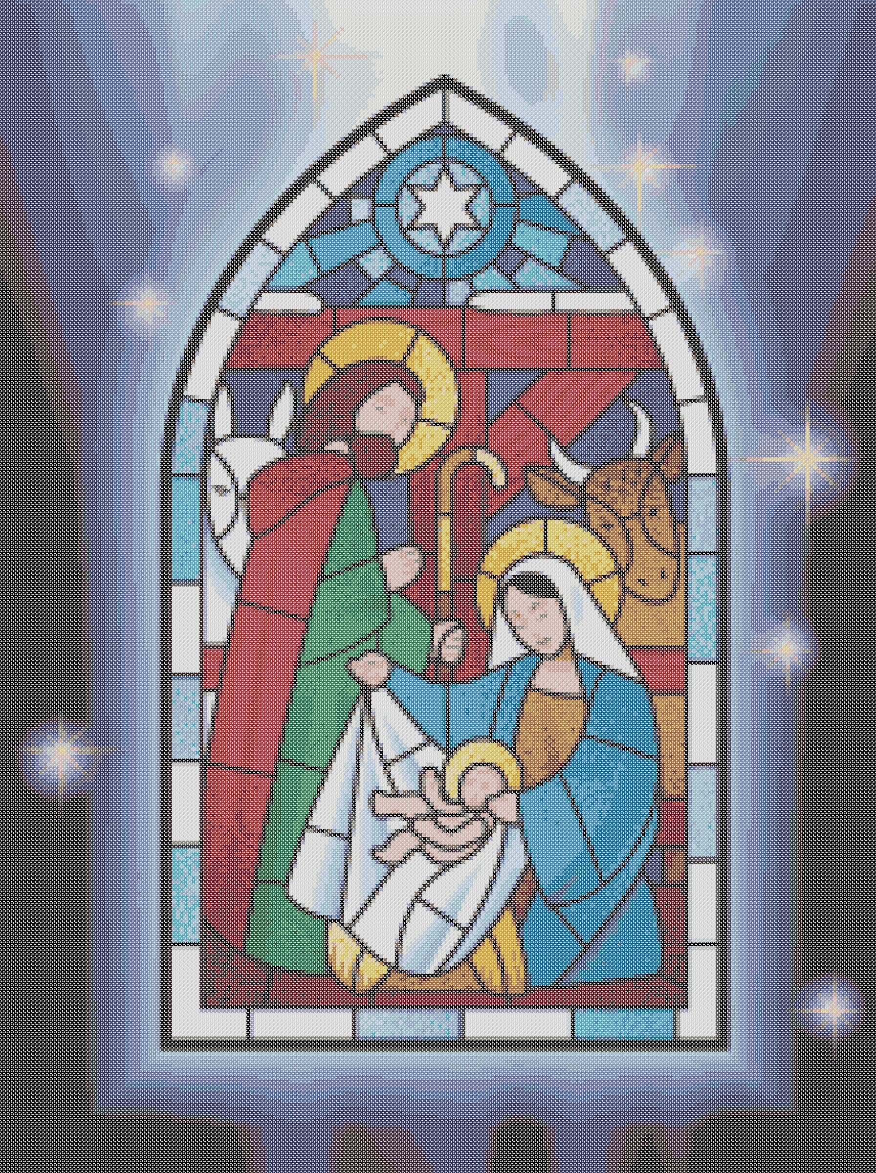 古代ローマの神殿のイエス・キリスト ヴィンテージ ステンドグラス 絵画 宗教画 il_1080xN.4570353717_kprv.jpg