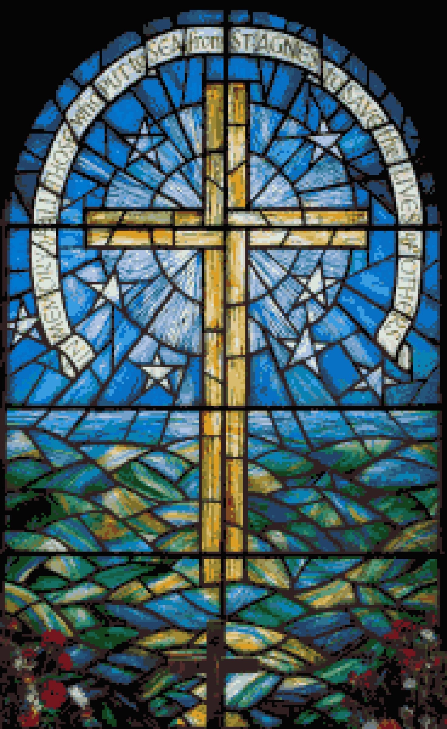 In Memory Of Heroes Cross Stitch Pattern Christian Stain Etsy