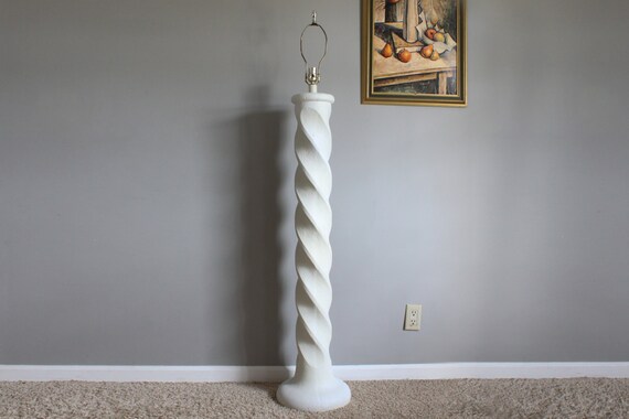 plaster floor lamp