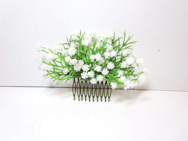 floral hair pin Baby/'s breath hair pin Lavender hair comb Dried flower comb Bridal hair piece flowers hair comb decorative hair comb
