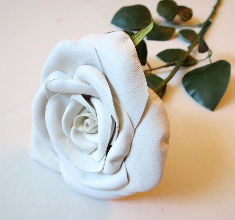 Leather Roses 3rd Anniversary Leather Gift Rose of Etsy