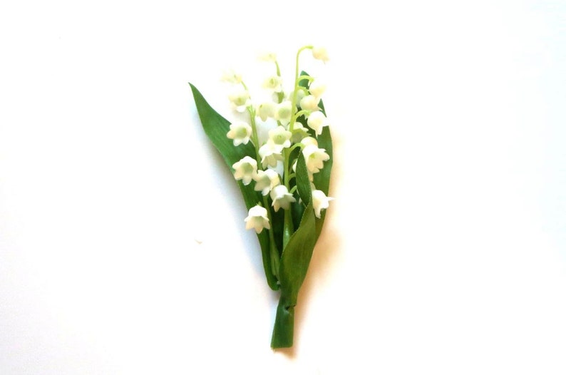bridal bouquet Lily of the valley bouquet vine,Bridal Hair Vine flowers lily of the valley Bridesmaids hair comb
