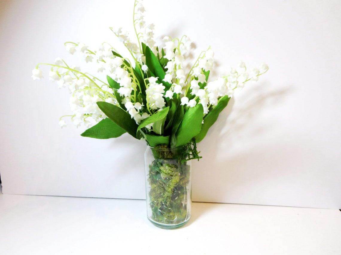 Lily of the valley gift for mom spring flower arrangement Etsy