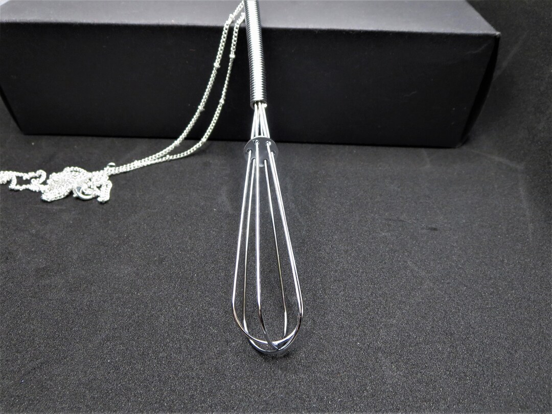 Whisk Necklace Baker's Charm Kitchen Whisk Necklace Etsy