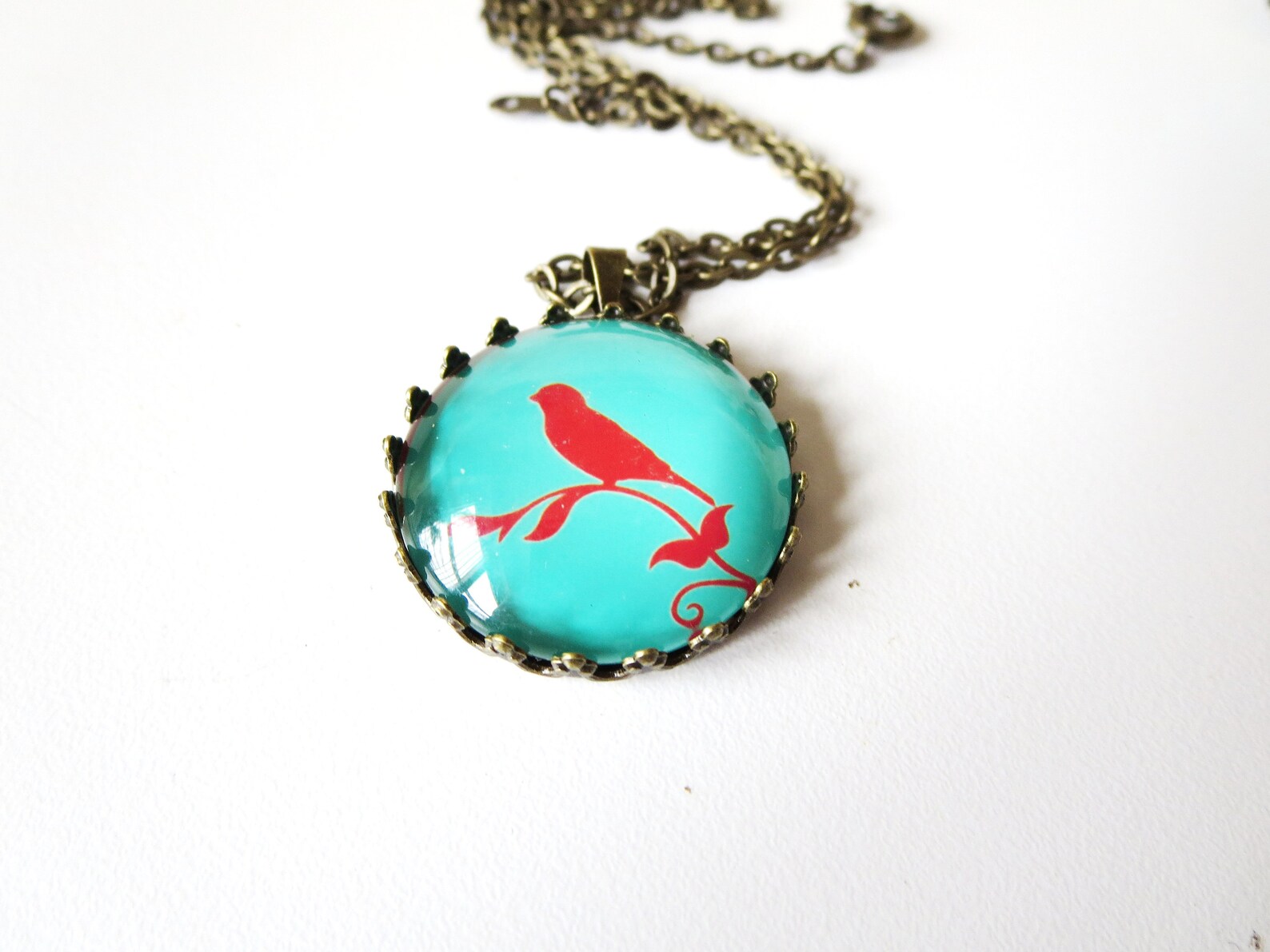 Bird Necklace for Women Dainty Necklace Birds Necklace for Etsy