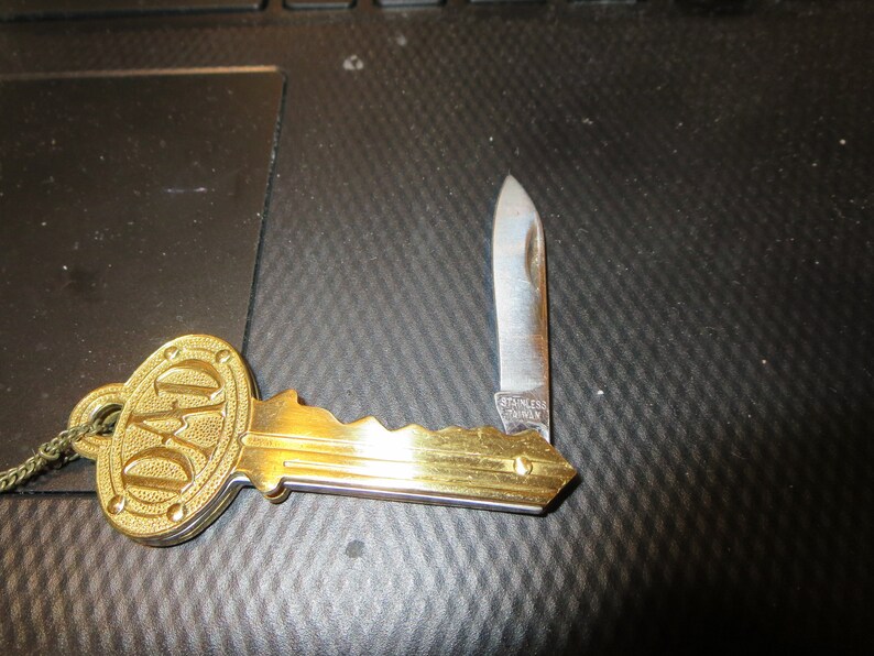 Vintage Duck Knife Necklace Cat Knife Necklace Pocket Knife Etsy