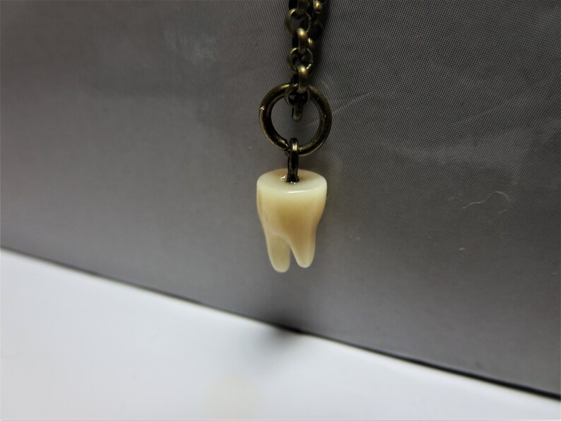 Tooth Necklace Dentist Gift Hygienist Gift Dental Necklace Etsy