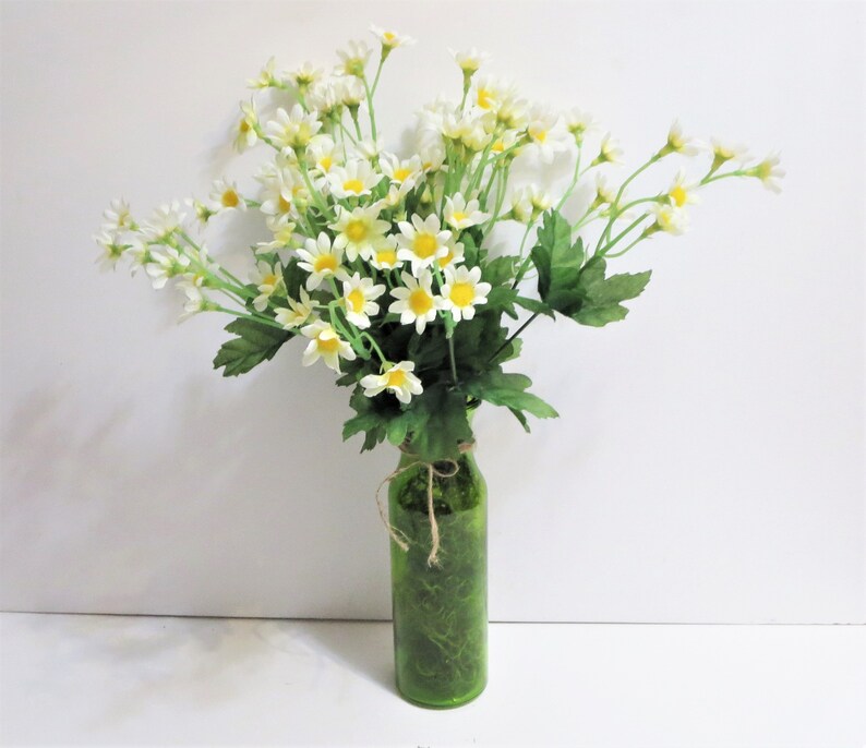 Spring Flowers Arrangements Mom Gift Flower Art Artificial Etsy