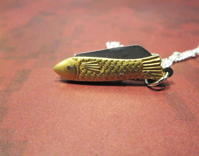 Vintage Duck Knife Necklace Cat Knife Necklace Bear Pocket Etsy