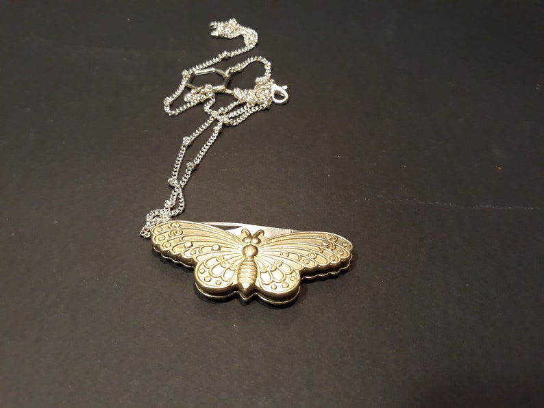 Cat Pocket Knife Necklace Duck Knife Necklace Bear Knife Etsy