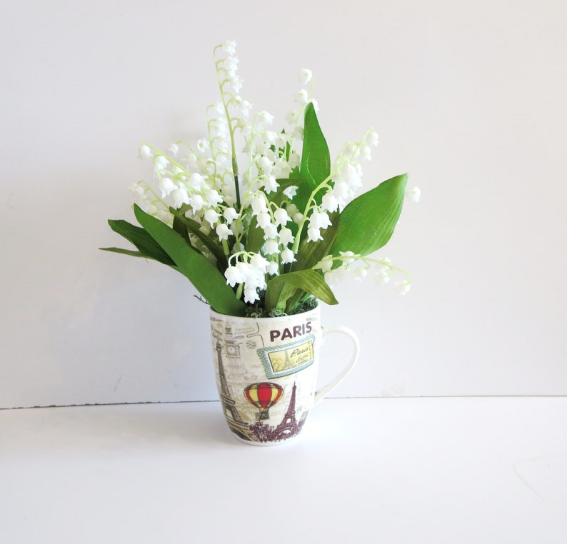 Lily of the valley gift for mom spring flower arrangement Etsy