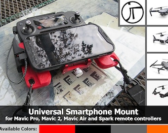 Montaje universal para Smartphone para Mavic Pro, Mavic 2, Mavic Air, Spark y Mavic Mini Remote Controllers.