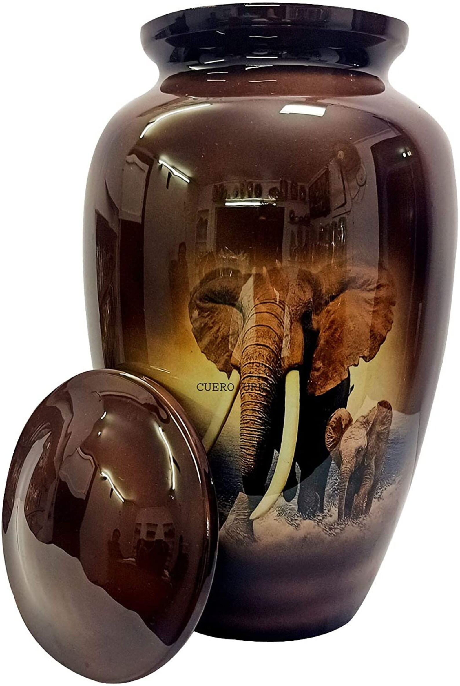 Lovely Elephant Brown Cremation Urn Urns for Human Ashes Etsy