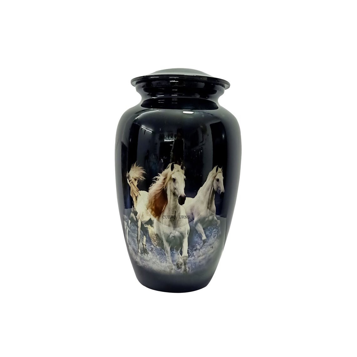 Lovely White Horses Cremation Urn for Human Ashes Adult Etsy