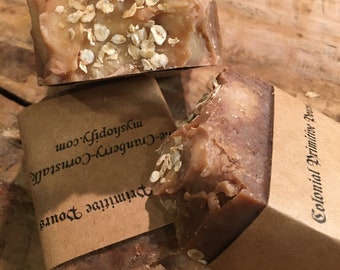 Oatmeal Milk and Honey handmade Clean Soap