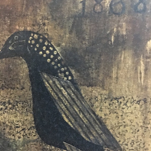 1868 Prim Crow Card