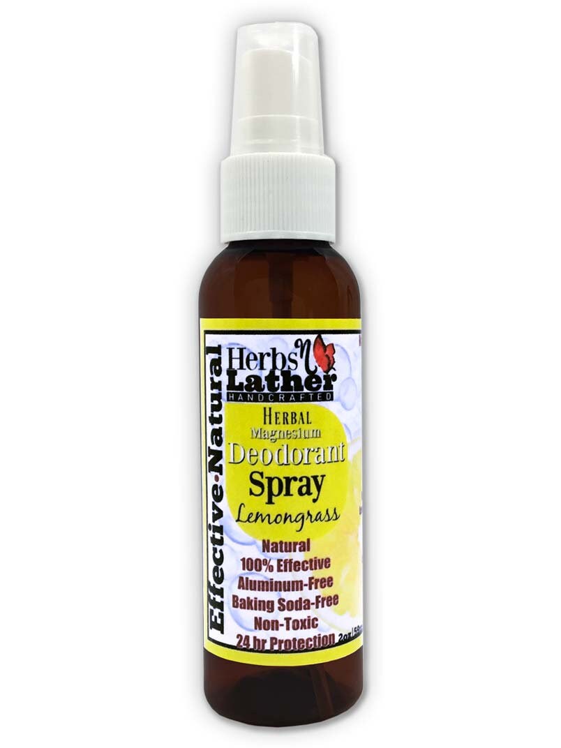 Deodorant Spray With Magnesium, Witch Hazel, Natural Grain Alcohol