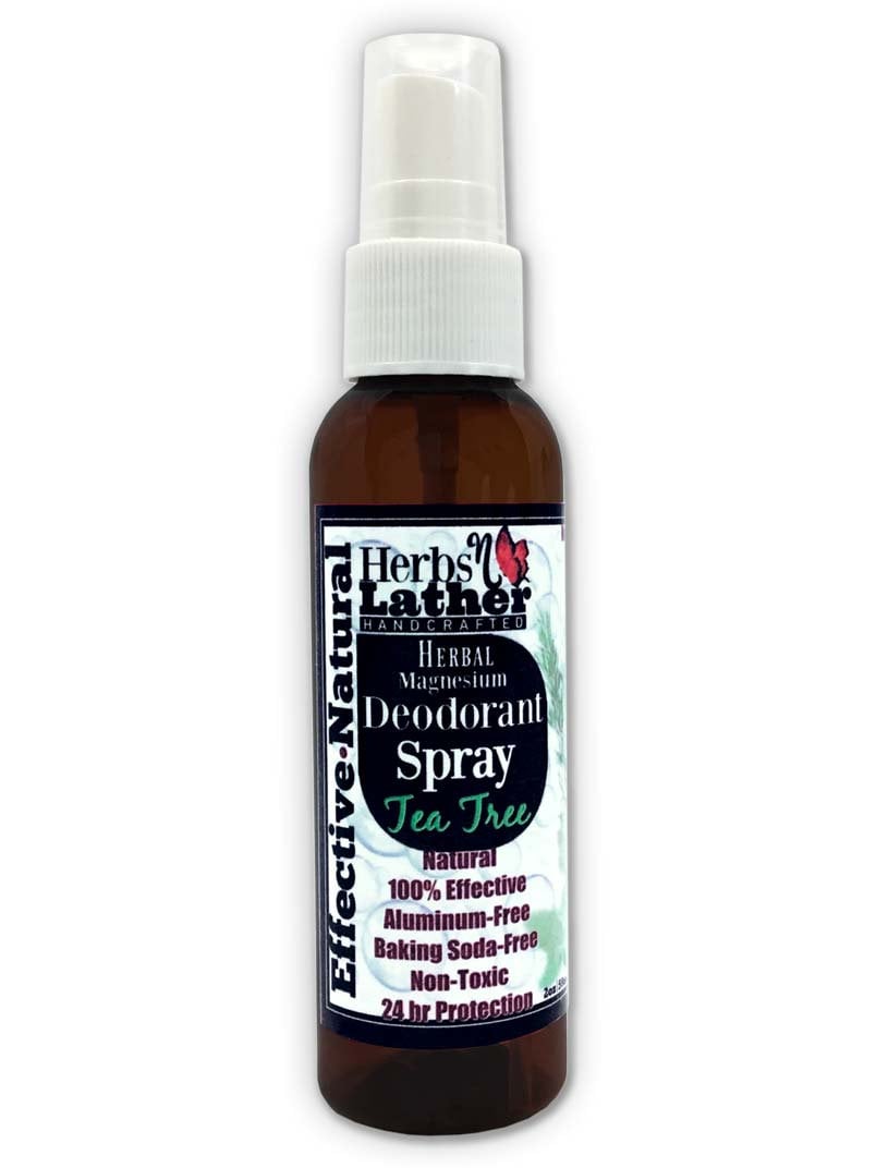 Deodorant Spray With Magnesium, Witch Hazel, Natural Grain Alcohol