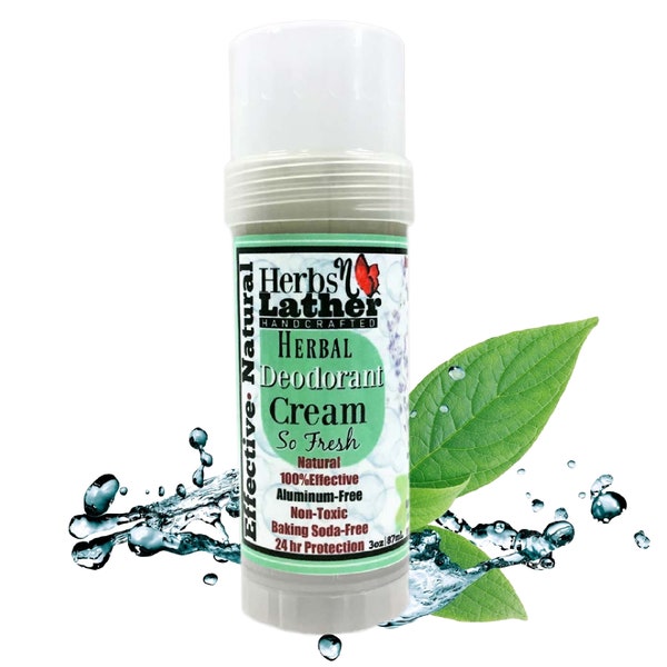 So Fresh Deodorant| Natural Ingredients| Baking Soda free| ALUMINUM free| 24 hour protection| 100% effective