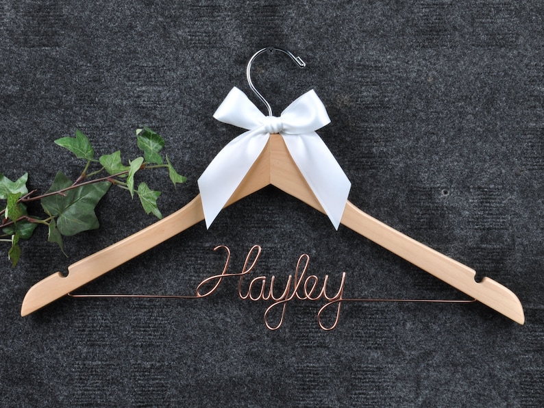 Bride Hanger Bridesmaid Hanger Robe Hanger Wedding Dress Etsy