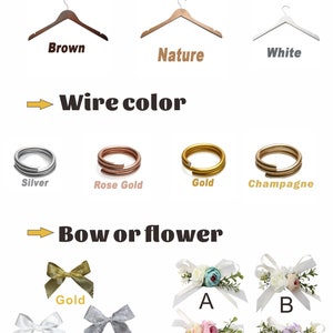 Custom Bridesmaid Gift, Bridal Hanger, Bridal Shower Gift, Bachelorette Party, Gift for Bride,Personalized Wedding hanger bride gift image 8