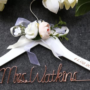 Personalized Wedding Hanger: Custom Bridal Party Gift