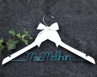 Personalized Wedding Dress Hanger: Custom Bridal Party Gift