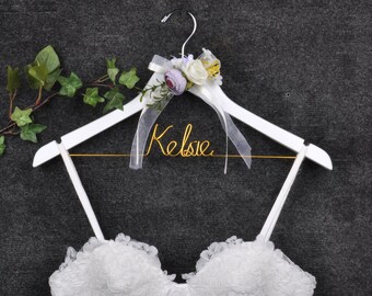 Custom Wedding Hanger: Personalized Bridal Party Gift