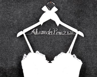 Wedding Bride Hangers, Bachelor Party Bridesmaid Gifts